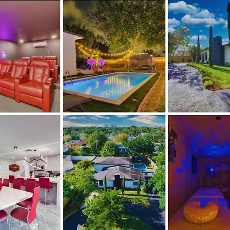 Villa Flamingo House With Cinema, Pool & Chill Area